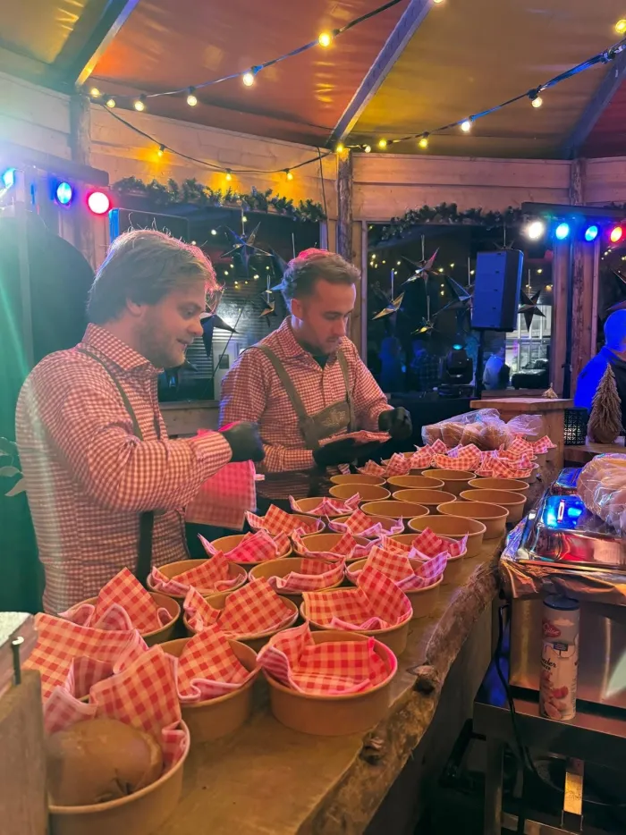 Catering at a car park in Schagen